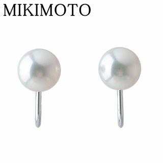 ミキモト(MIKIMOTO)のミキモト パール イヤリング アコヤパール7.7mm シルバー MIKIMOTO【19753】(イヤリング)