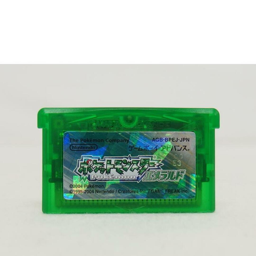 NINTENDO 任天堂/ポケットモンスターエメラルド GBA/AGB-R-BPEJ NINTENDO 任天堂/ポケットモンスターエメラルド GBA/AGB-R-BPEJ