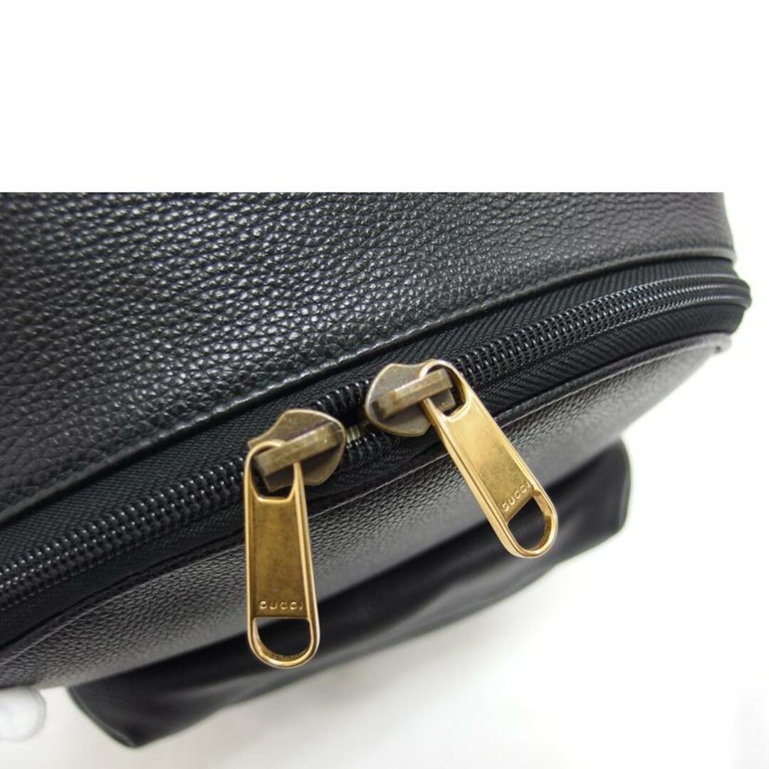 GUCCI - GUCCI グッチ/ロゴプリントバックパック/レザー GUCCI - GUCCI グッチ/ロゴプリントバックパック/レザー