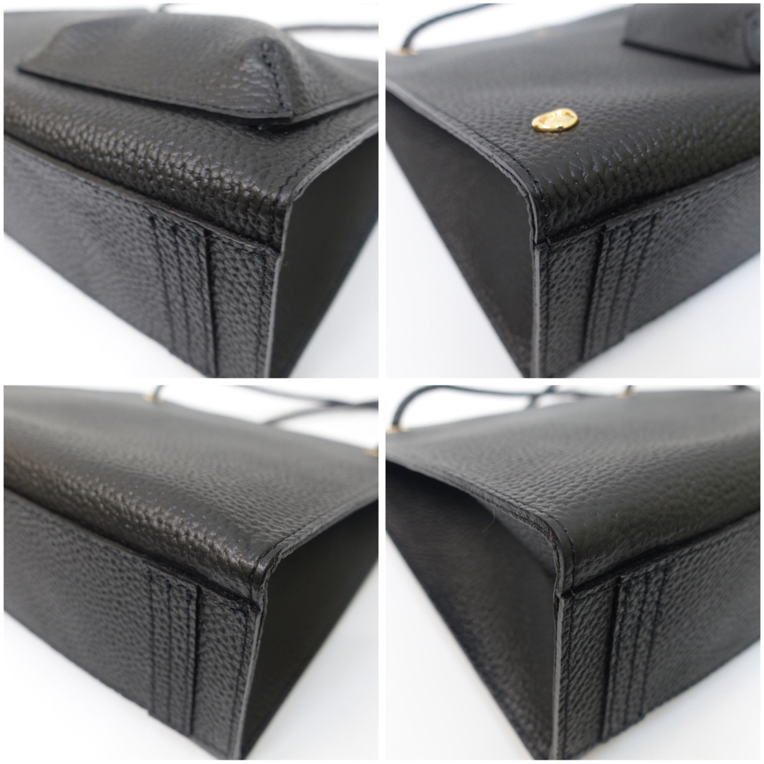 新品】ADMJ シュリンクレザー ショルダーバッグ メッシュ 新品】ADMJ シュリンクレザー ショルダーバッグ メッシュ