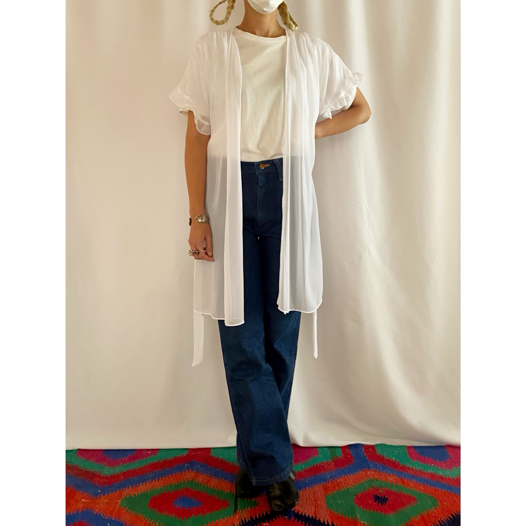 古着 アンティーク ビンテージ 90s レース 羽織 ガウン シャツ 美品 古着 アンティーク ビンテージ 90s レース 羽織 ガウン シャツ 美品