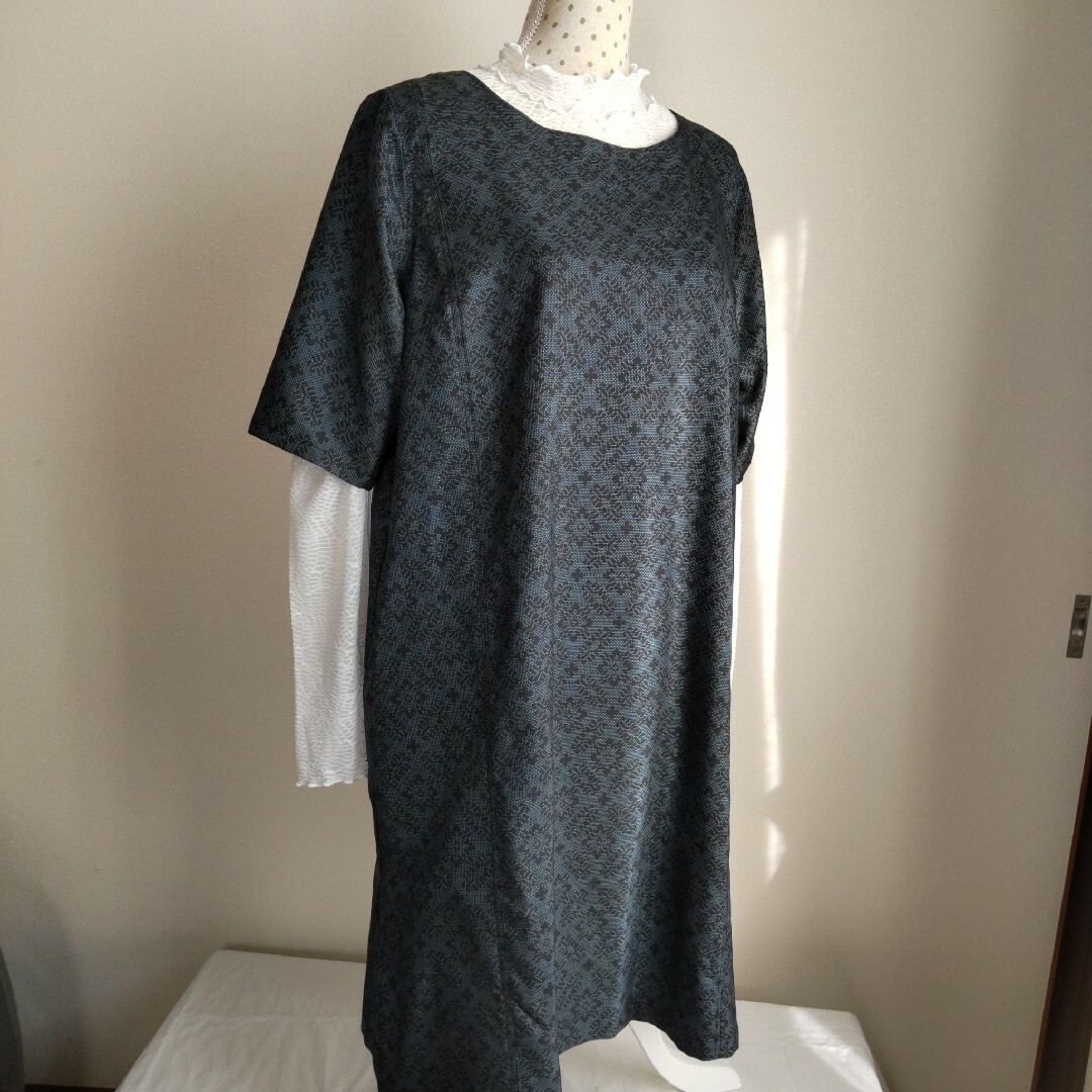 着物リメイクチュニックワンピースの通販 by うさぎ苔's shop 着物リメイクチュニックワンピースの通販 by うさぎ苔's shop