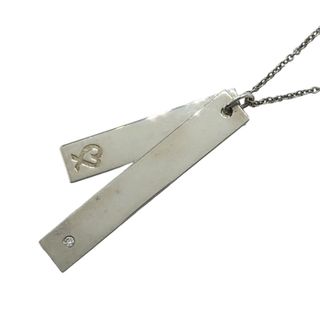 ティファニー(Tiffany & Co.)の　ティファニー TIFFANY＆CO ラビングハート ダブルタグ １PD ネックレス SV925・ダイヤモンド ジュエリー(ネックレス)