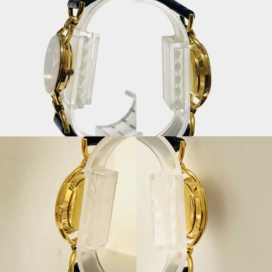 美品! GUCCI グッチ シェリーライン 電池&ベルト新品 美品! GUCCI グッチ シェリーライン 電池&ベルト新品