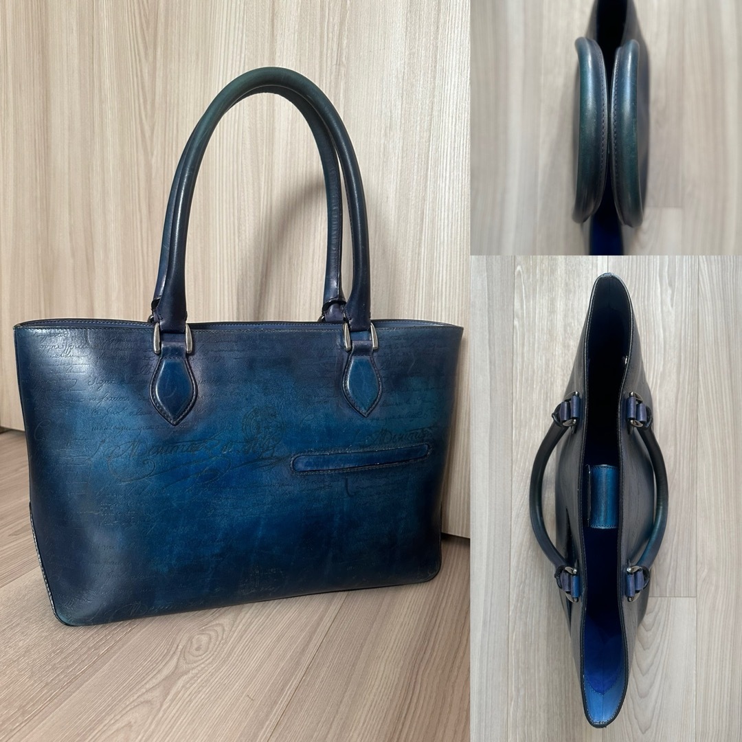 BERLUTI - 希少 ベルルッティ トゥジュールミニ レザー トート BERLUTI - 希少 ベルルッティ トゥジュールミニ レザー トート