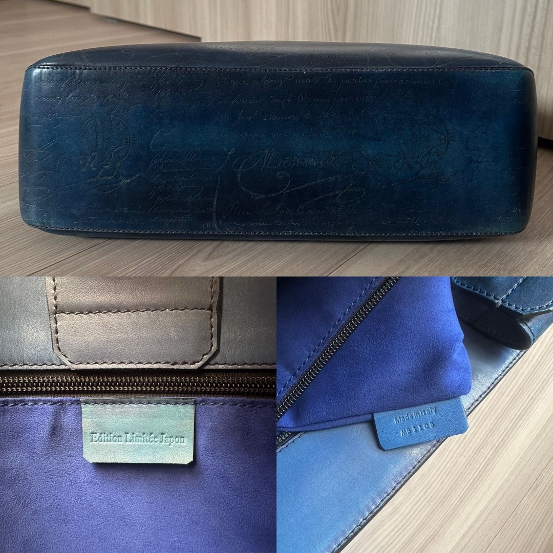 BERLUTI - 希少 ベルルッティ トゥジュールミニ レザー トート BERLUTI - 希少 ベルルッティ トゥジュールミニ レザー トート