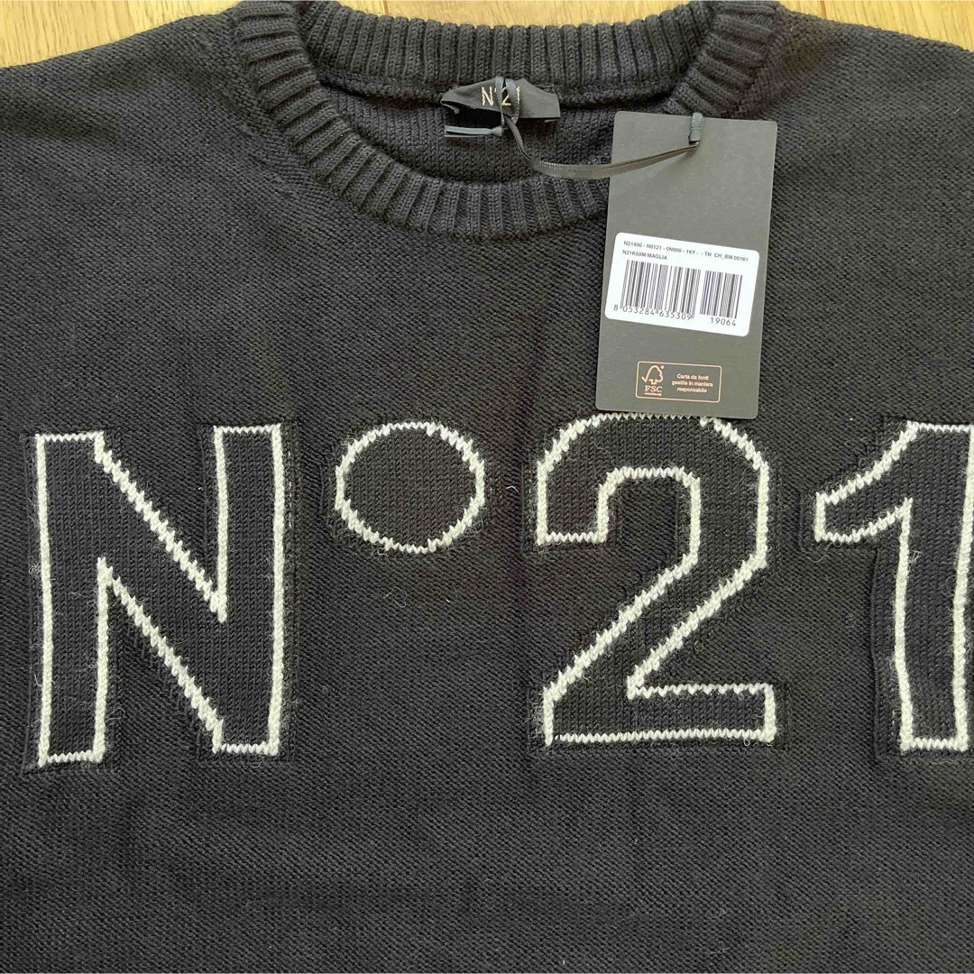 新品タグ N°21 ヌメロヴェントゥーノ ロゴセーター ニット 新品タグ N°21 ヌメロヴェントゥーノ ロゴセーター ニット