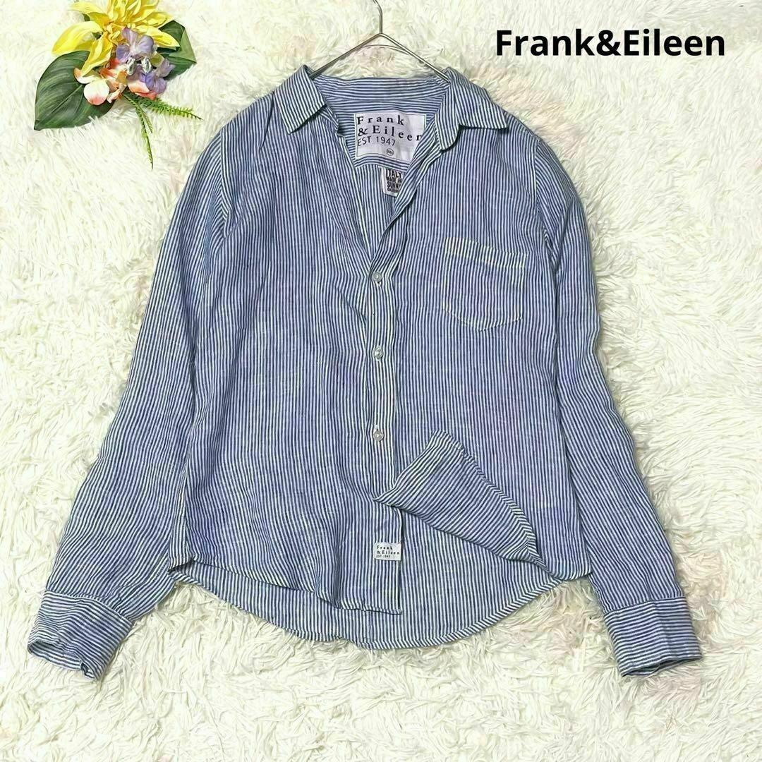 ✨美品✨Frank&Eileen BARRY リネン ストライプシャツ ✨美品✨Frank&Eileen BARRY リネン ストライプシャツ