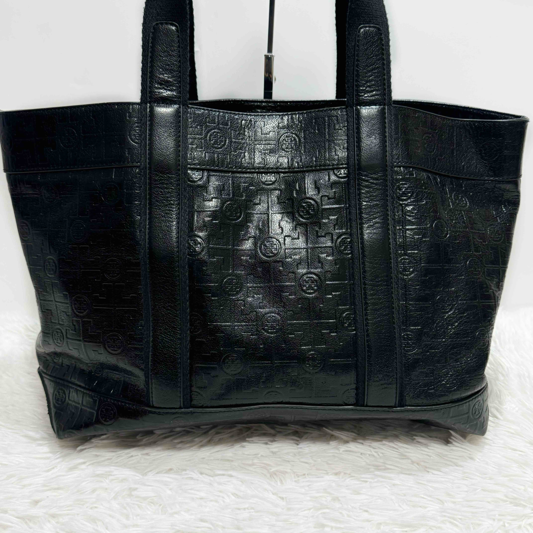 【500円引きクーポン】 BURCH 超美品✨TORY トリーバーチ 大容量 トートバッグ エンボスロゴ バッグ