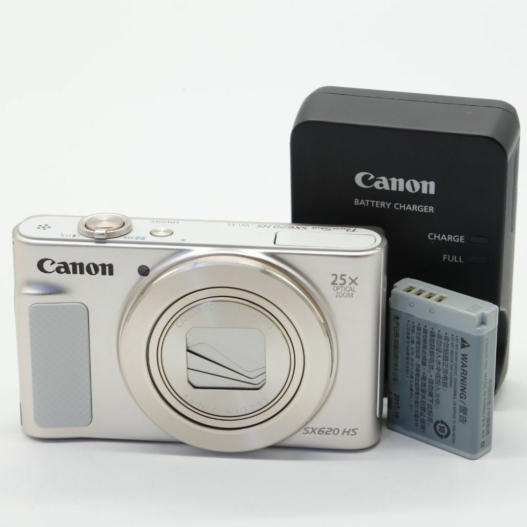 □ほぼ新品□PowerShot SX620 HS ホワイト カメラ □ほぼ新品□PowerShot SX620 HS ホワイト カメラ