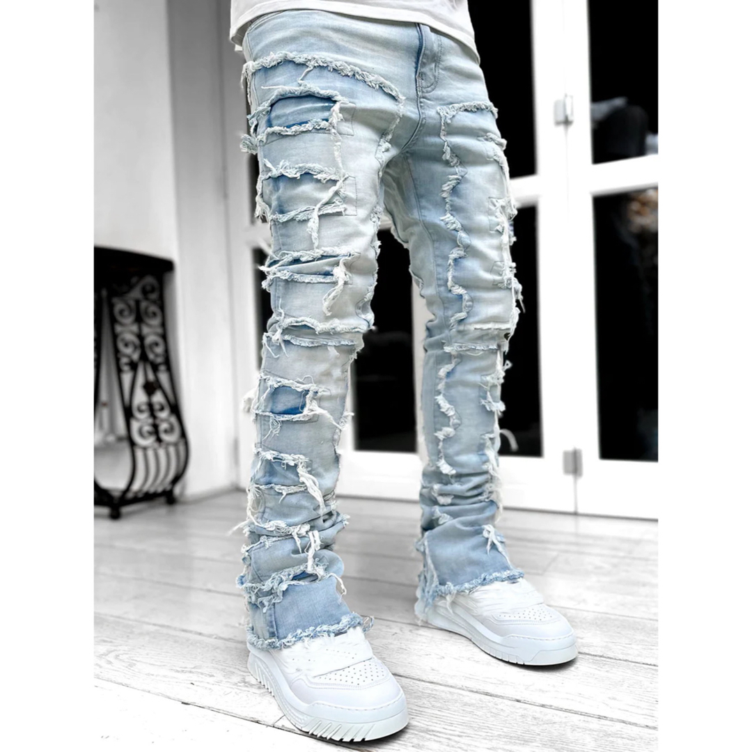 UK US ドリル dirp スキニー パンツAMIRI mnml 祈ら クロム UK US ドリル dirp スキニー パンツAMIRI mnml 祈ら クロム