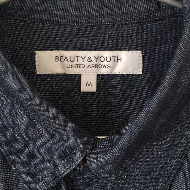 BEAUTY&YOUTH UNITED ARROWS(ビューティアンドユースユナイテッドアローズ)の3/31まで3200円★ビューティ&ユース★デニムシャツワンピース レディースのワンピース(ひざ丈ワンピース)の商品写真