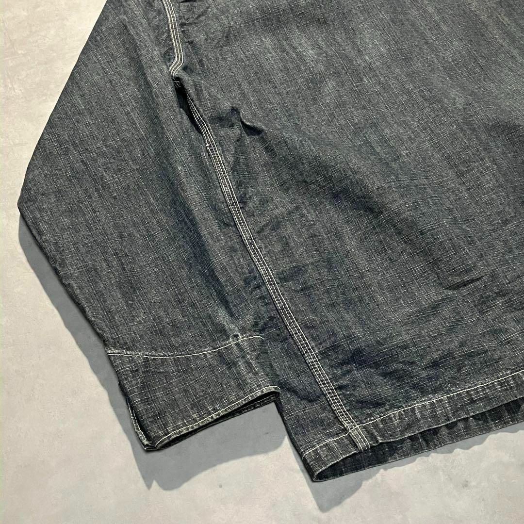 OSHKOSH ブラック デニム カバーオール ジャケット アメカジ 古着 ジャケット/アウター