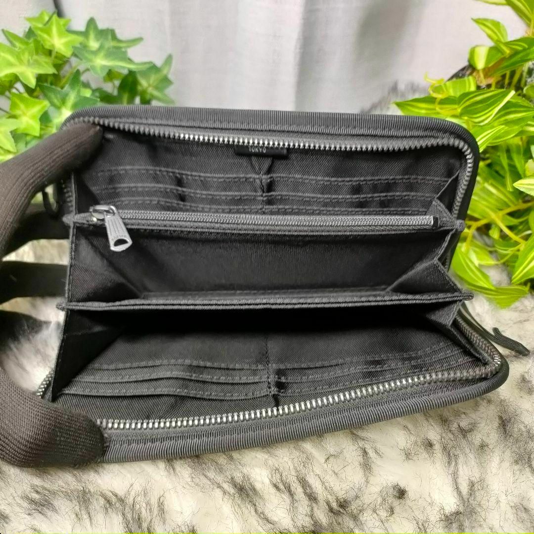PORTER - 【極希少✨美品】 PORTER 長財布 ブラック 総柄 PORTER - 【極希少✨美品】 PORTER 長財布 ブラック 総柄