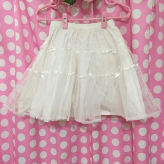 アンジェリックプリティー(Angelic Pretty)のAngelicPrettyリボンパニエ(ひざ丈スカート)