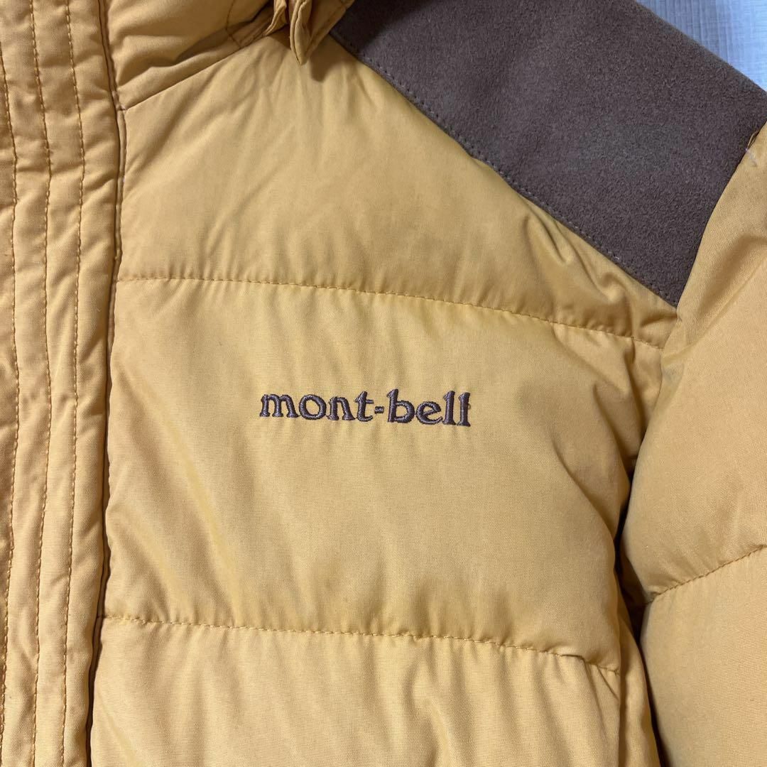 mont bell - モンベルダウンジャケットダウンコートくすみ黄色 mont bell - モンベルダウンジャケットダウンコートくすみ黄色
