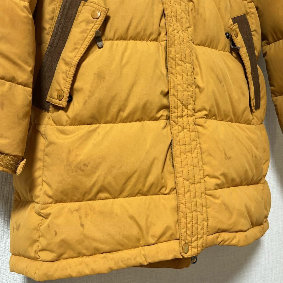mont bell - モンベルダウンジャケットダウンコートくすみ黄色 mont bell - モンベルダウンジャケットダウンコートくすみ黄色