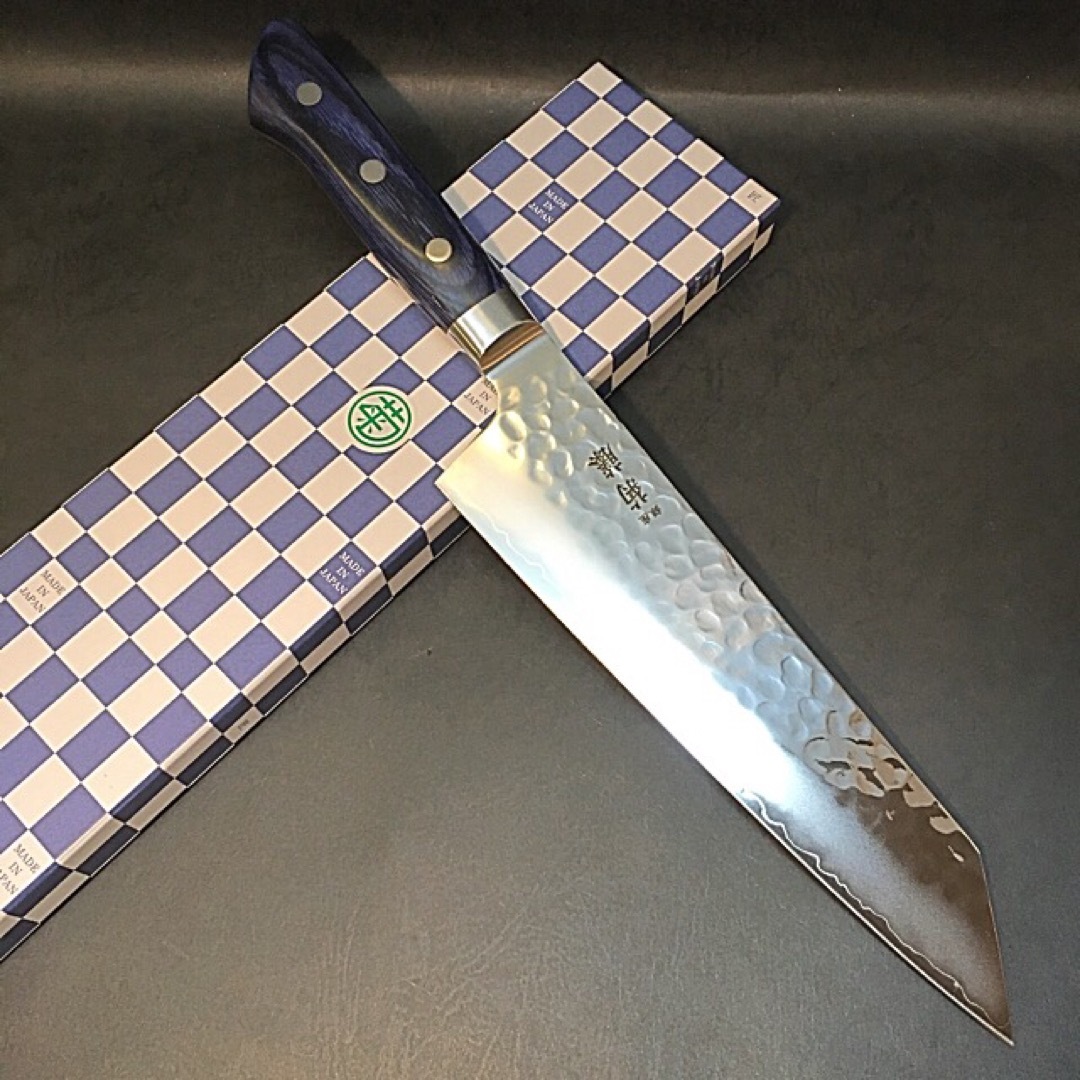 銀座 菊藤 切付三徳包丁 195ミリ 10A三層鋼 銀座 菊藤 切付三徳包丁 195ミリ 10A三層鋼