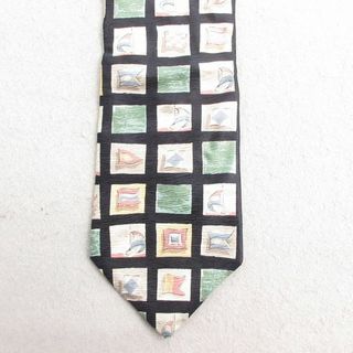 ノーティカ(NAUTICA)の中古 ノーティカ NAUTICA ブランド ネクタイ 90年代 90s シルク USA製 黒他 ブラック 24nov11(ネクタイ)