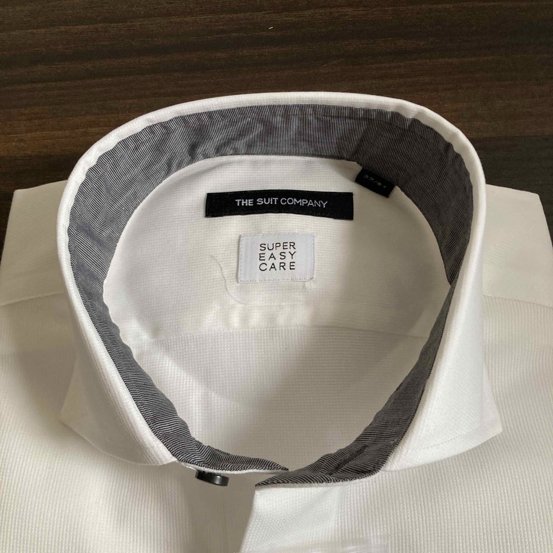 THE SUIT COMPANY - 新品 スーツカンパニー 長袖ドレスシャツ S THE SUIT COMPANY - 新品 スーツカンパニー 長袖ドレスシャツ S