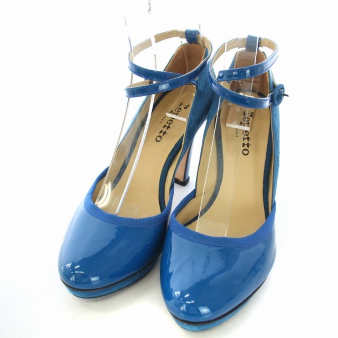 repetto - レペット パンプス ラウンドトゥ エナメル スエード repetto - レペット パンプス ラウンドトゥ エナメル スエード