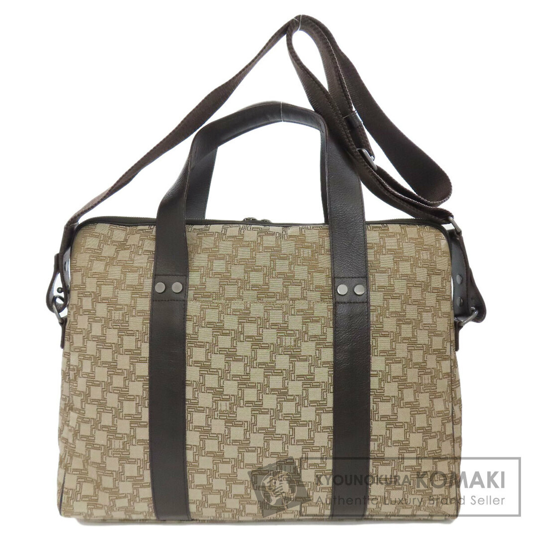 Dunhill ディーエイト 総柄 2WAY ビジネスバッグ キャンバス メンズ Dunhill ディーエイト 総柄 2WAY ビジネスバッグ キャンバス メンズ