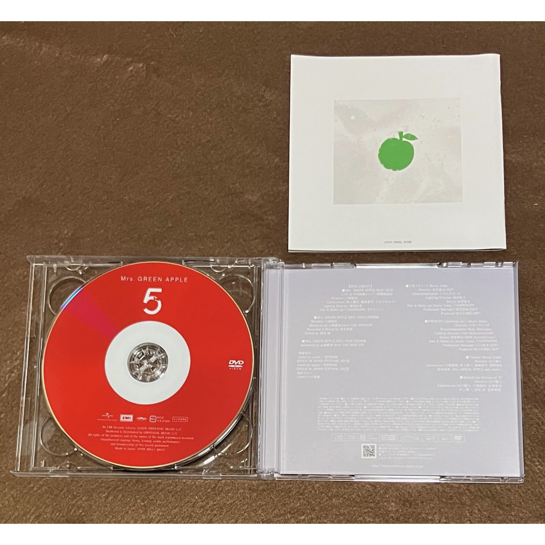 Mrs.GREEN APPLE ベストアルバム 5 初回限定盤 CD DVD Mrs.GREEN APPLE ベストアルバム 5 初回限定盤 CD DVD