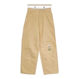 カールヘルム(Karl Helmut)のKarl Helmut ペインターパンツ サイズS コットンリネン パンツ オレンジ レディース カールヘルム【中古】4-1030M♪(カジュアルパンツ)