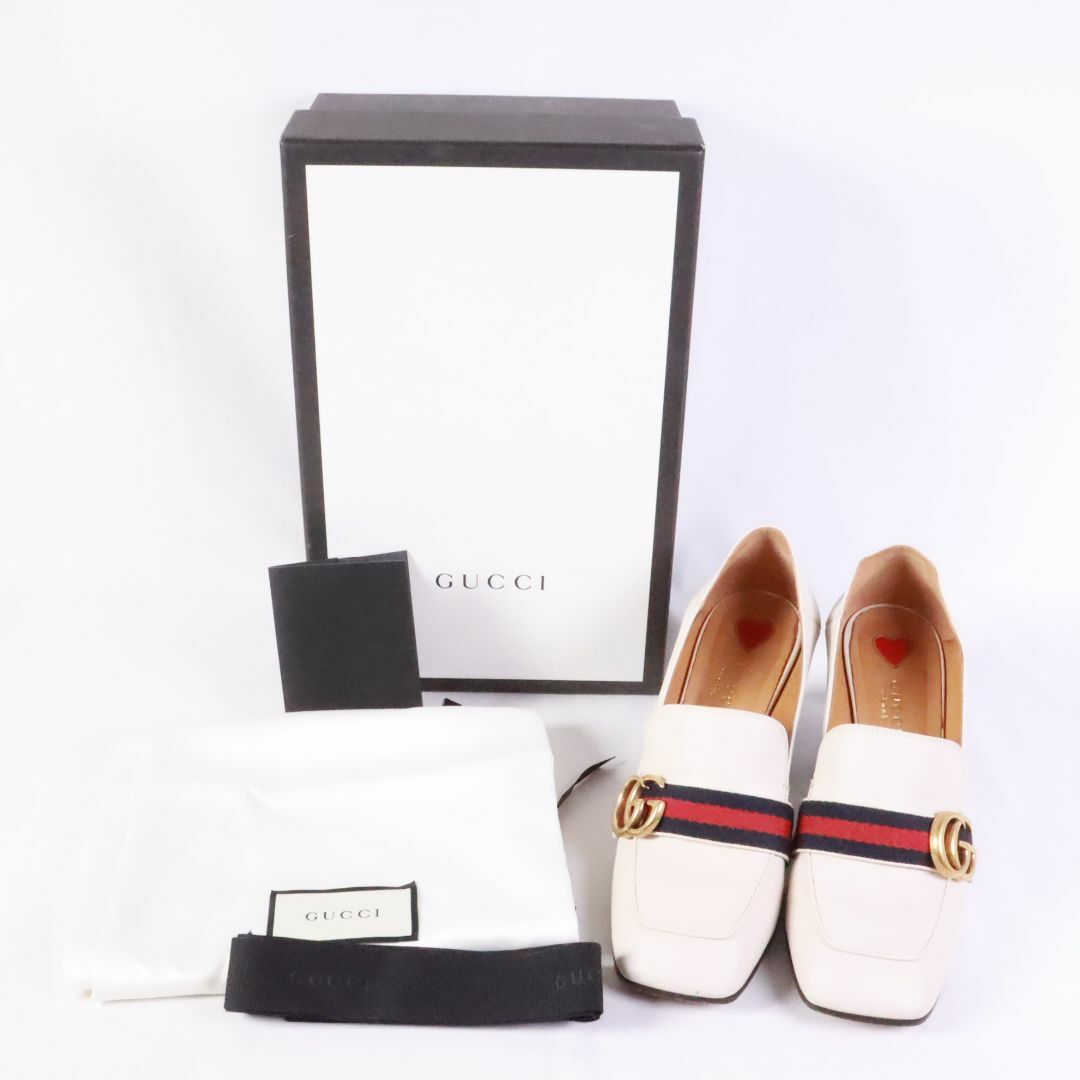GUCCI グッチ パンプス オフホワイト 24.0㎝ ② GUCCI グッチ パンプス オフホワイト 24.0㎝ ②