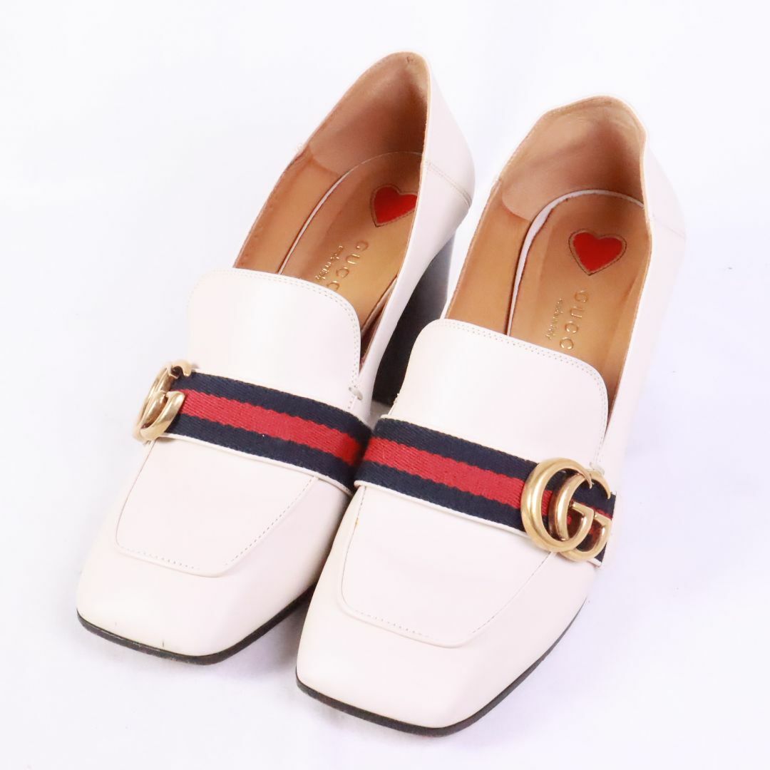 GUCCI グッチ パンプス オフホワイト 24.0㎝ ② GUCCI グッチ パンプス オフホワイト 24.0㎝ ②