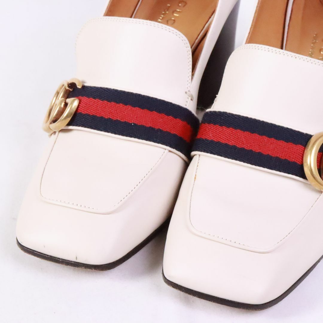 GUCCI グッチ パンプス オフホワイト 24.0㎝ ② GUCCI グッチ パンプス オフホワイト 24.0㎝ ②