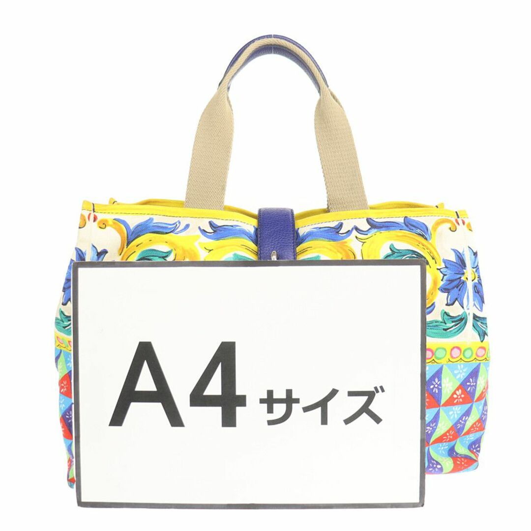 ドルチェ&ガッバーナ トートバッグ 中古 イエロー レッド ドルチェ&ガッバーナ トートバッグ 中古 イエロー レッド