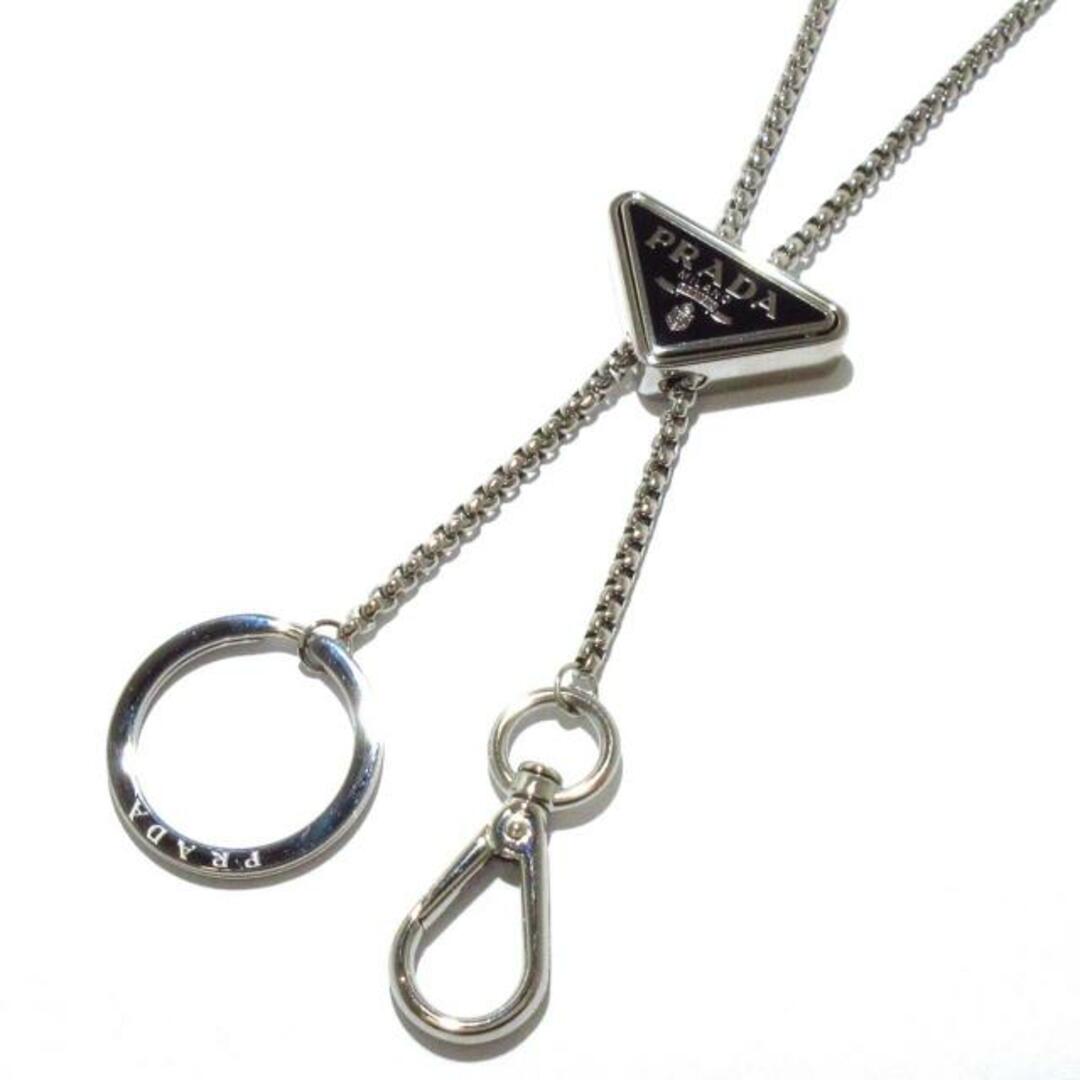 PRADA - PRADA(プラダ) ネックレス美品 メタルキーリング 1PS052 PRADA - PRADA(プラダ) ネックレス美品 メタルキーリング 1PS052