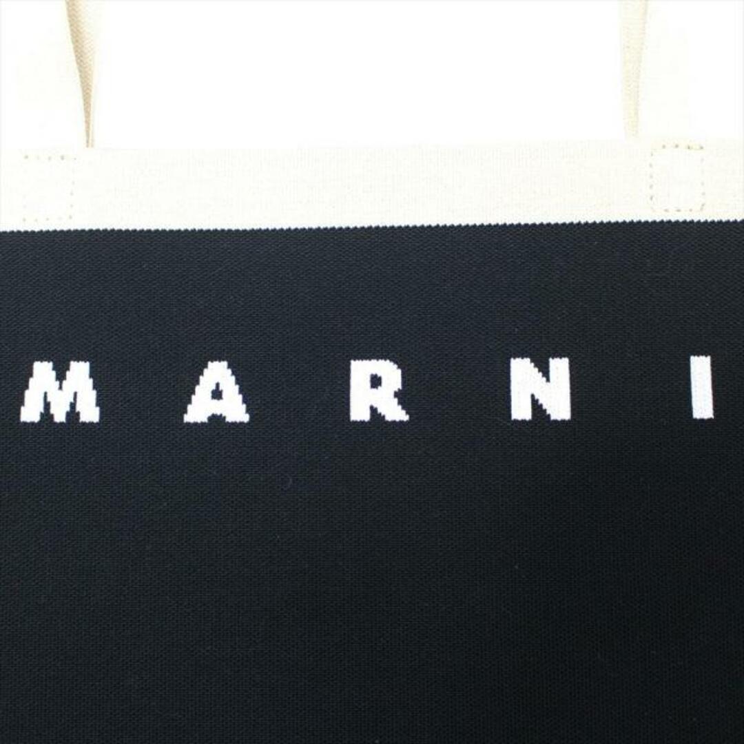 MARNI(マルニ) トートバッグ美品 - 黒×グレーベージュ×白 MARNI(マルニ) トートバッグ美品 - 黒×グレーベージュ×白