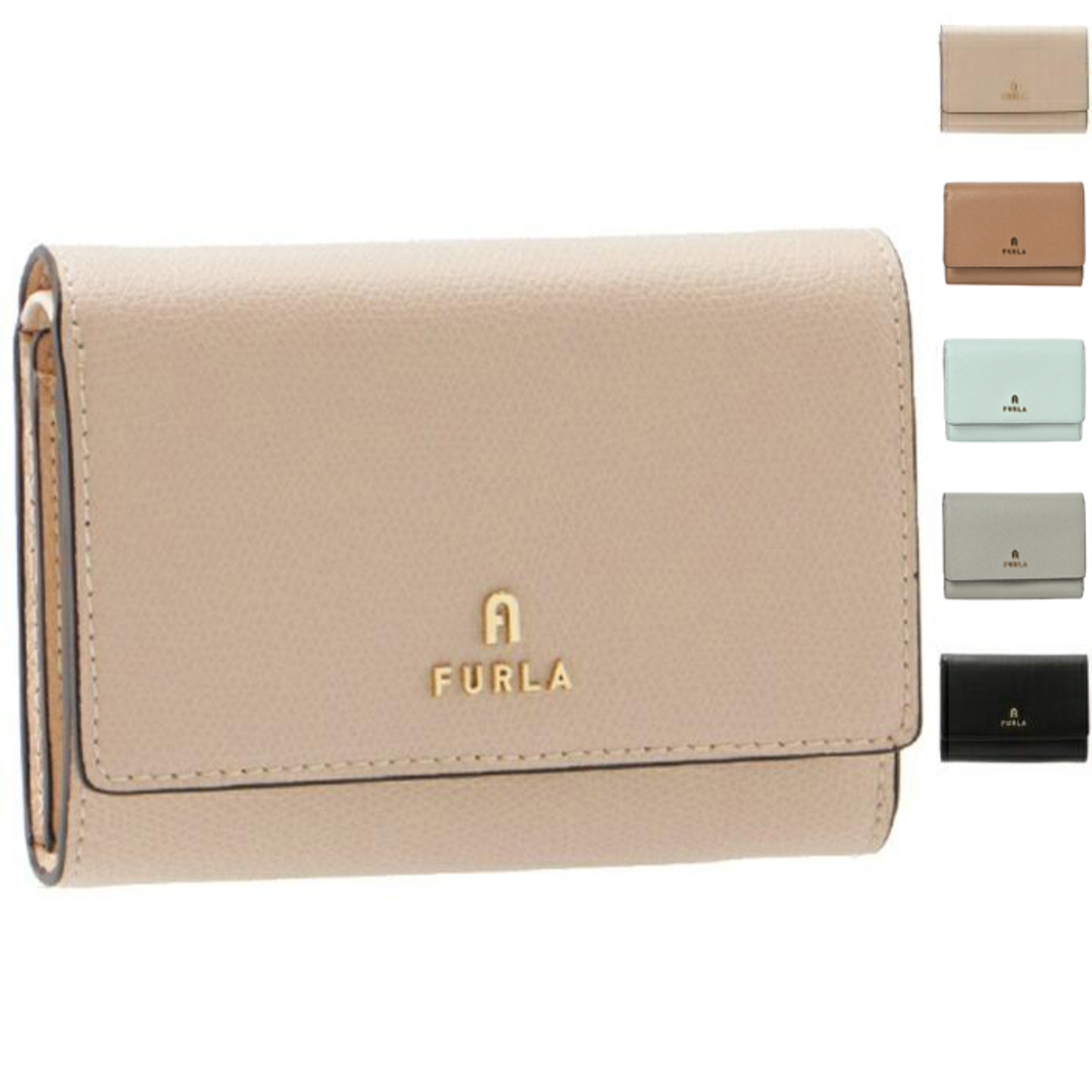 FURLA - フルラ FURLA 財布 二つ折り スモール カメリア FURLA - フルラ FURLA 財布 二つ折り スモール カメリア