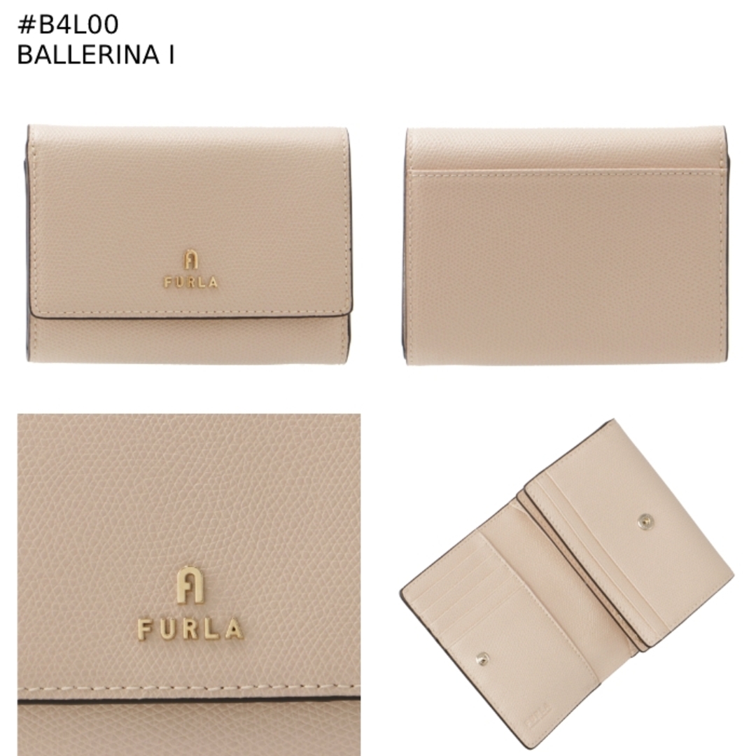 FURLA - フルラ FURLA 財布 二つ折り スモール カメリア FURLA - フルラ FURLA 財布 二つ折り スモール カメリア
