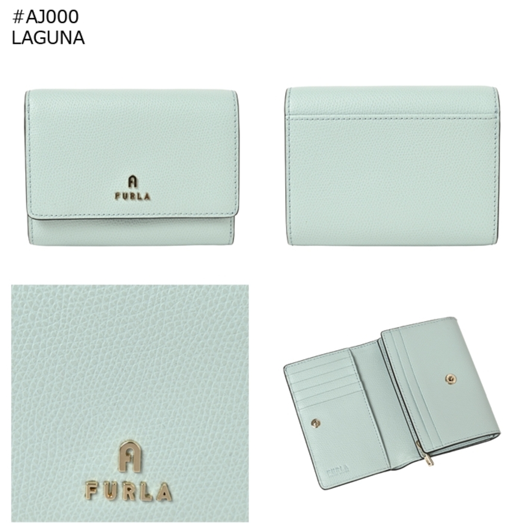 FURLA - フルラ FURLA 財布 二つ折り スモール カメリア FURLA - フルラ FURLA 財布 二つ折り スモール カメリア