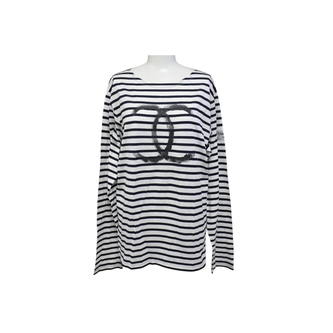 CHANEL - CHANEL シャネル 長袖Tシャツ C07811W04206 サイズM CHANEL - CHANEL シャネル 長袖Tシャツ C07811W04206 サイズM