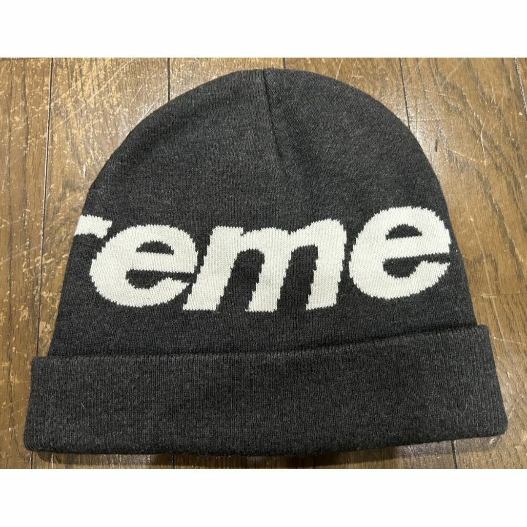Supreme - ＊シュプリーム Supreme ロゴ ビーニー ニット帽の