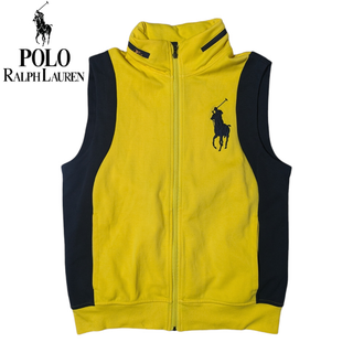 ポロラルフローレン(POLO RALPH LAUREN)のPOLO RALPH LAUREN イエロー エンブレム スウェット ベスト(ベスト)