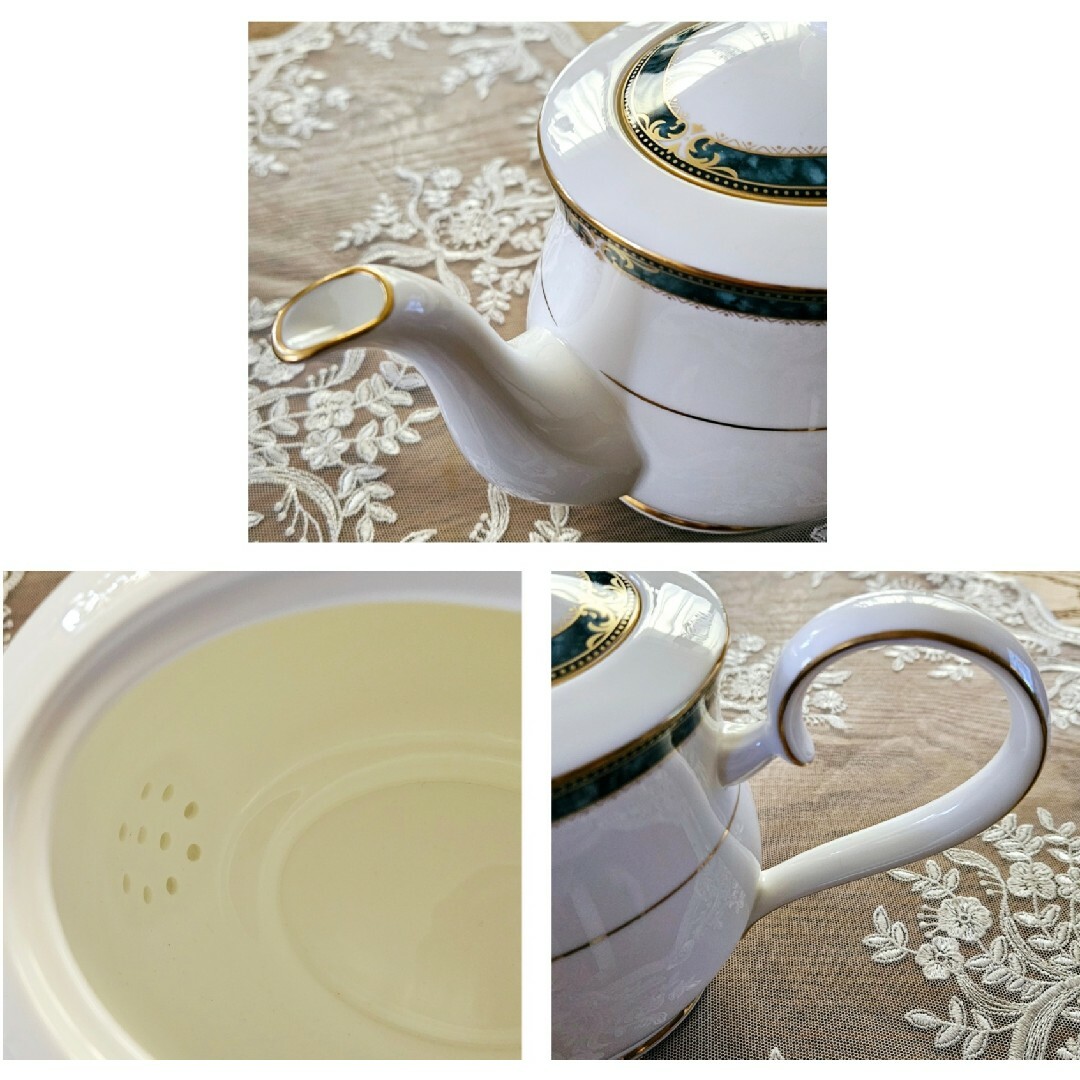 Noritake - ノリタケ エセックスコート ティーポット シュガー Noritake - ノリタケ エセックスコート ティーポット シュガー