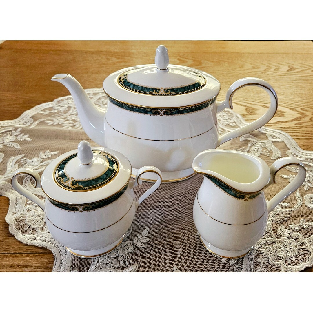 Noritake - ノリタケ エセックスコート ティーポット シュガー Noritake - ノリタケ エセックスコート ティーポット シュガー