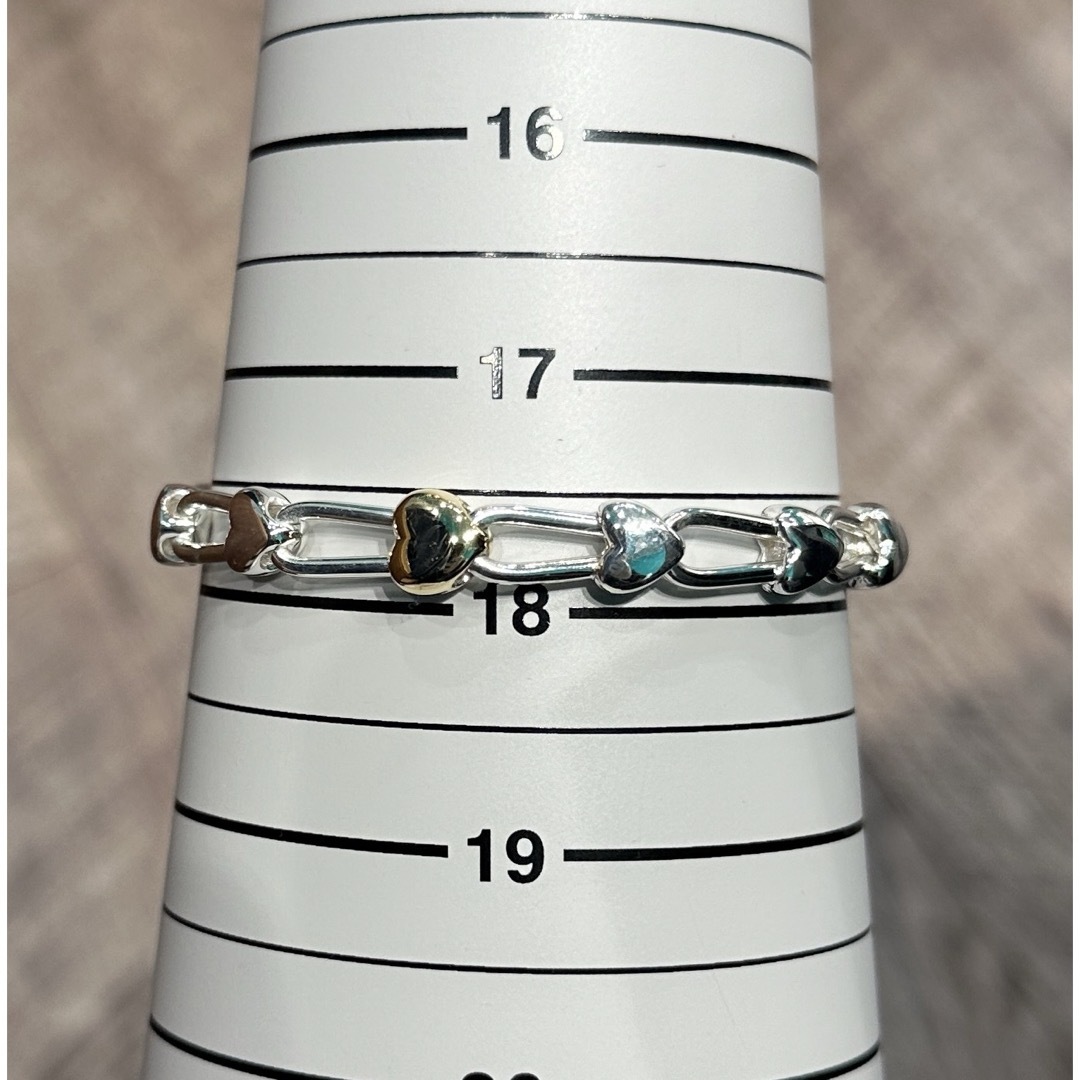 Tiffany & Co. - Tiffany&Co.ティファニー925/750ハートロック Tiffany & Co. - Tiffany&Co.ティファニー925/750ハートロック
