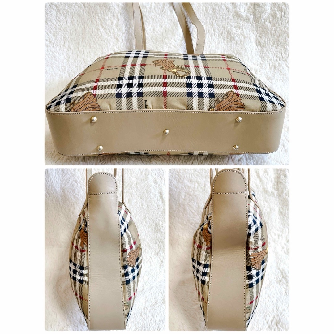 BURBERRY - 激レア 美品 BURBERRY タッセル柄 ノバチェック 肩 BURBERRY - 激レア 美品 BURBERRY タッセル柄 ノバチェック 肩