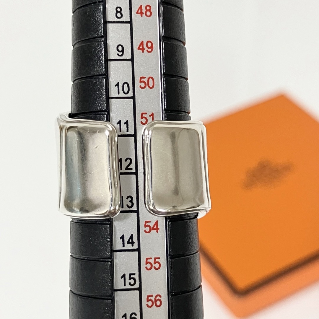 HERMES - 激レア HERMES エルメス メモワール リング 指輪 SV925 HERMES - 激レア HERMES エルメス メモワール リング 指輪 SV925