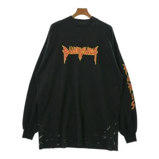 バレンシアガ(BALENCIAGA)のBALENCIAGA バレンシアガ Tシャツ・カットソー M 黒 【古着】【中古】【送料無料】(Tシャツ/カットソー(半袖/袖なし))