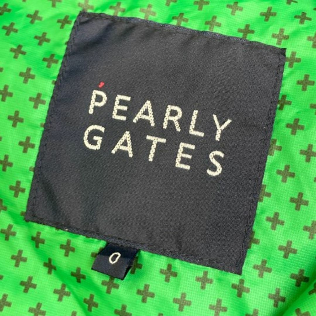PEARLY GATES パーリーゲイツ ダウンジャケット 総柄 グリーン系 PEARLY GATES パーリーゲイツ ダウンジャケット 総柄 グリーン系