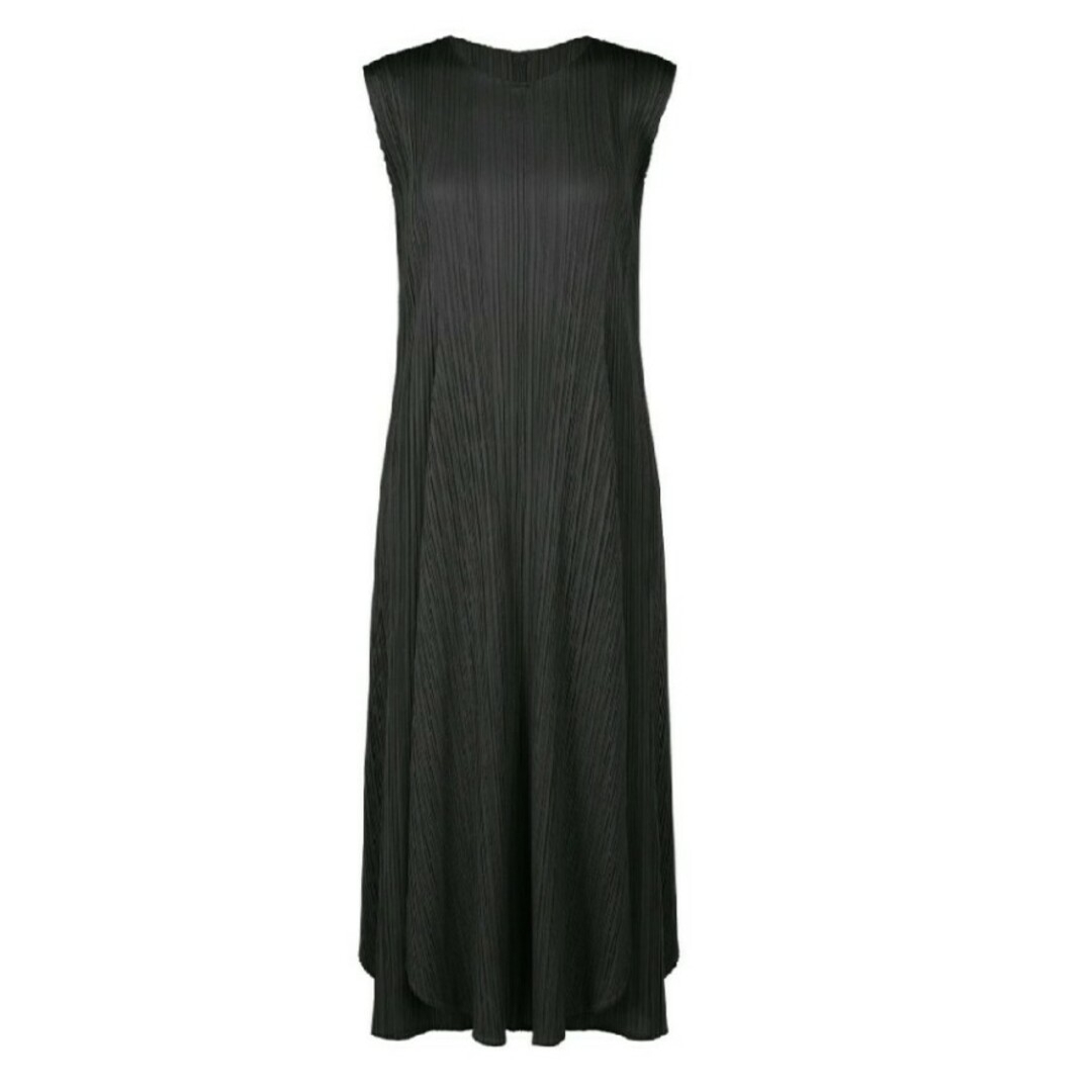 PLEATS PLEASE ISSEY MIYAKE - 新品Frozen Flowerワンピース黒 PLEATS PLEASE ISSEY MIYAKE - 新品Frozen Flowerワンピース黒