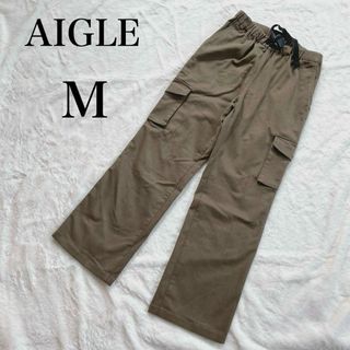 エーグル(AIGLE)のAIGLE エーグル カーゴパンツ ワイドパンツ カーキ　アウトドア　パンツ(ワークパンツ/カーゴパンツ)