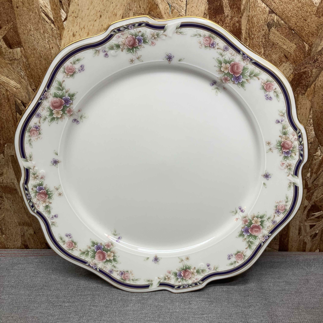 Noritake - 【Nね2658】ノリタケ大皿一客 プレート 大皿 花柄 Noritake - 【Nね2658】ノリタケ大皿一客 プレート 大皿 花柄